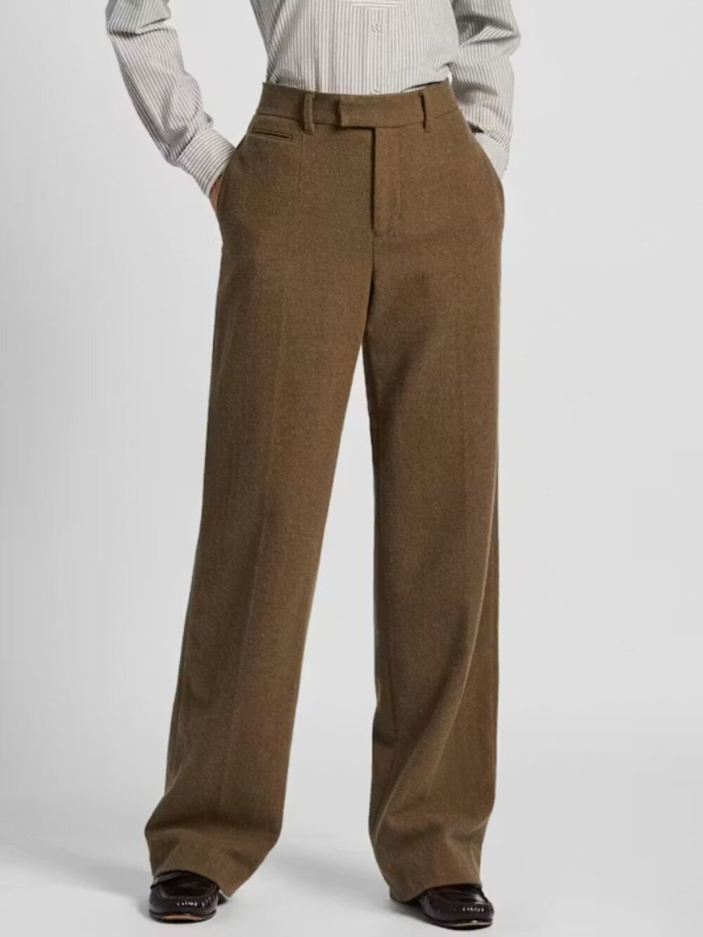 Ines De La Fressange Uniqlo Wool Trousers